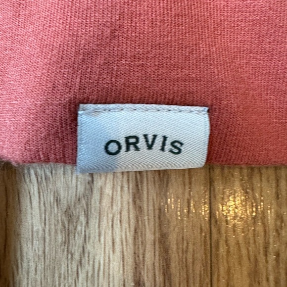 Orvis Vneck pullover rust colored sweater Medium - Picture 4 of 9